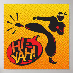 Poster Arte pop cowboy - primário