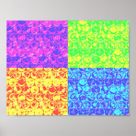 Poster Arte pop da bolha