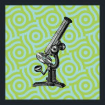 Poster Arte Pop de Microscópio Antiquado<br><div class="desc">À medida que o nosso conhecimento se constrói sobre o universo,  descobrimos que nada é impossível. Na String Theory,  o humor e o conhecimento são abundantes em nossa diversa seleção de roupa e lembre-se de que 99% dos itens oferecidos em minha galeria podem ser personalizados para seu gosto!</div>