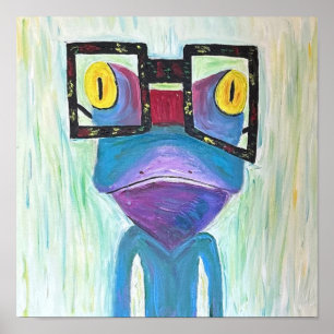 Poster Arte Pop Frog Fine Art