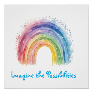 Pôster Arte Por Debi, Rainbow