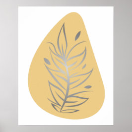 Poster Arte por linha de Abstrato