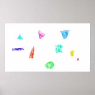 Poster Arte Potpourri  Fundo Branco Minimalismo