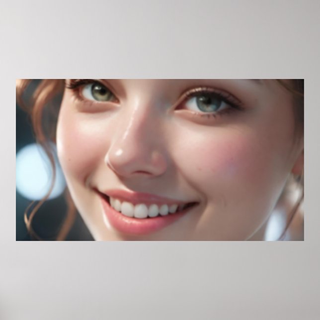 Poster Arte Potpourri  Garota Borrosa (Frente)