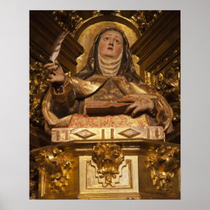Pôster Arte religiosa representando Santa Teresa