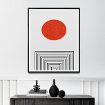 Poster Arte Retroinspirada Moderna do Século médio<br><div class="desc">Adicione um toque de design escandinavo moderno a sua casa com este impressão abstrato paisagístico espantoso. Apresentando um galho estilizado de árvore, o sol, um arco-íris e uma nuvem, esta imagem captura a beleza da natureza de forma única e contemporânea. As cores mudas e a design minimalista fazem deste impressão...</div>