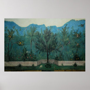 Poster Arte Romana Antiga / Fresco / Casa de Livia /