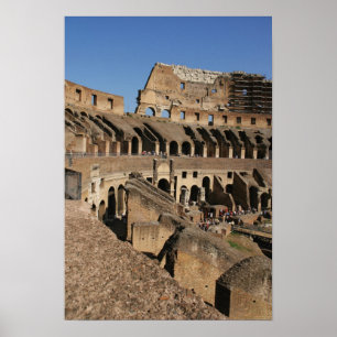 Pôster Arte Romana. O Coliseu ou Flaviano