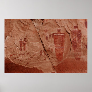 Pôster arte rupestre canyonlands