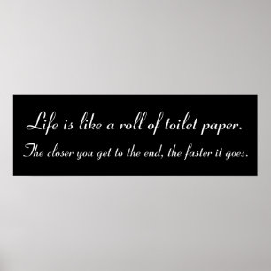 Pôster Arte/sabedoria da parede do banheiro