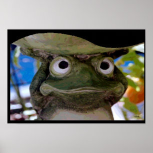 Pôster Arte Sapo de Jardim