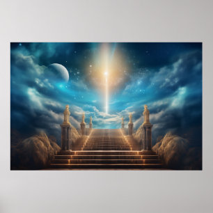 Poster Arte Serena de Dimensão Celestial