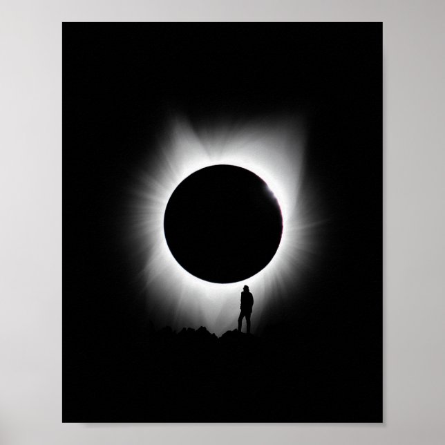 Poster Arte Solar Eclipse 2024 Art Solar Eclipse Art (Frente)