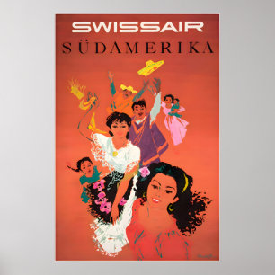 Poster Arte Sul-Americana Mulheres Sul-Americanas Impress