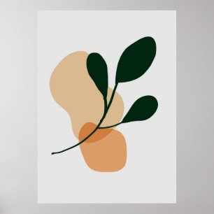Poster Arte vegetal botânica