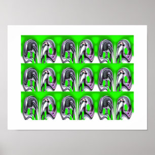 Pôster Arte verde sorte