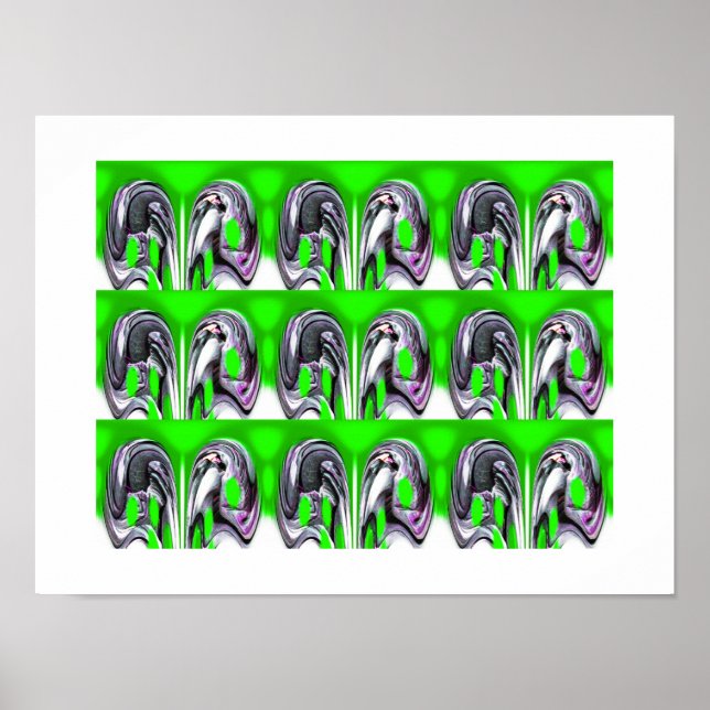 Pôster Arte verde sorte (Frente)