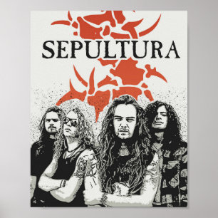 Poster Arte vetorial de Bandas Sepultura