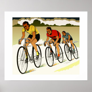 Poster Arte vetorial retrorativa: a raça