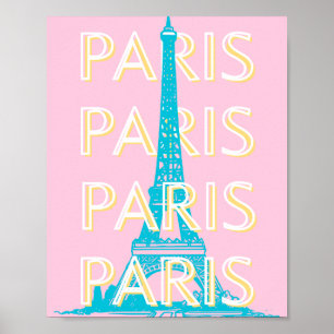 Poster Arte Viagem de Paris, Arte Viagem, Pré-Disquete, R