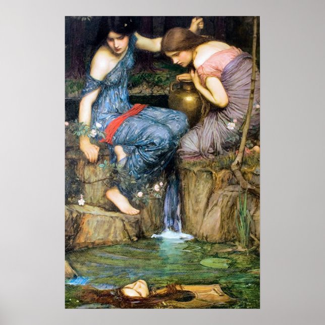 Poster Arte Vintage John William Waterhouse (Frente)