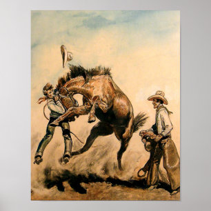 Poster Arte Western “Mula” por Will James Cartaz