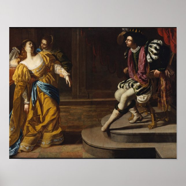 Pôster Artemisia Gentileschi Art (Frente)