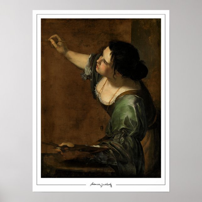 Poster Artemisia Gentileschi Zedign Cartaz de Arte #18 (Frente)