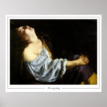 Artemisia Gentileschi Zedign Cartaz de Arte #86