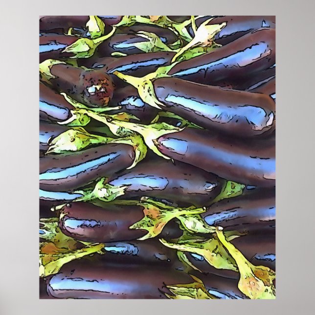 Poster Artes Artísticas - Arte de Contorno Negra (Frente)