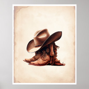 Poster Artes de Cowboy e Aquecedora