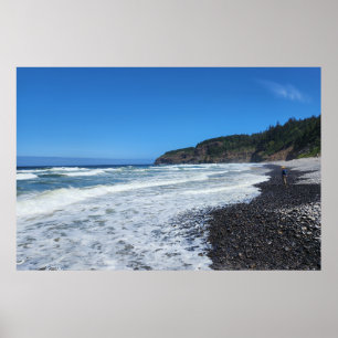 Poster Artes de ondas do oceano Rocky shore