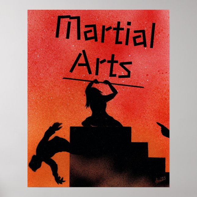 Poster Artes Marciais (Frente)
