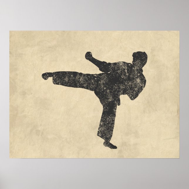 Poster Artes marciais (Frente)