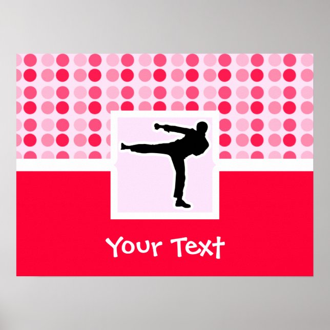 Pôster Artes marciais bonitas (Frente)