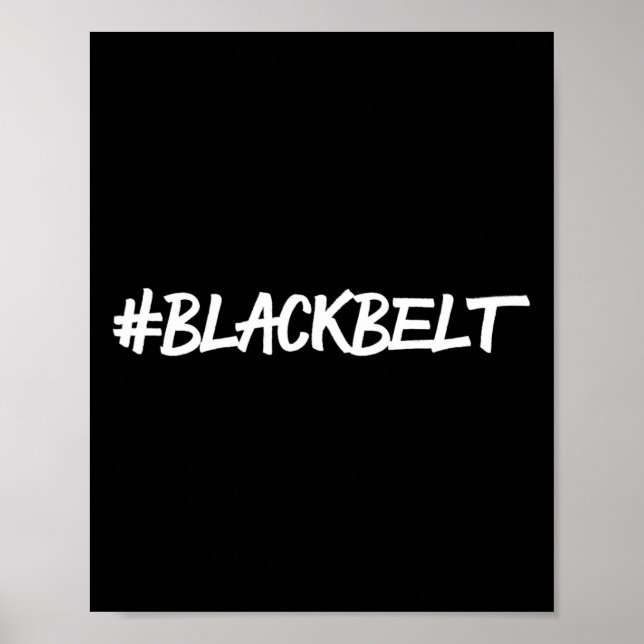 Poster Artes Marciais Cinturão Negro Kid Karate T Shirt (Frente)