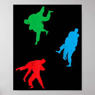 Poster Artes Marciais de Jiu Jitsu - Jiu Jitsu Brasileiro
