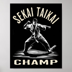 Poster Artes marciais, Karate Fan - Design de Artista Din
