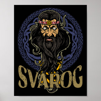 Poster Artesanato de Ser Celestial Eslavo Pagão Eslavos P