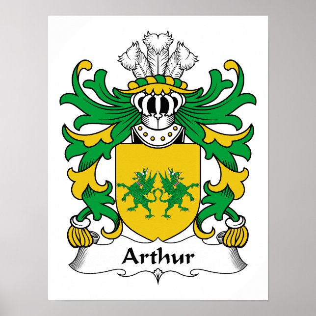 Poster Arthur Family Crest (Frente)