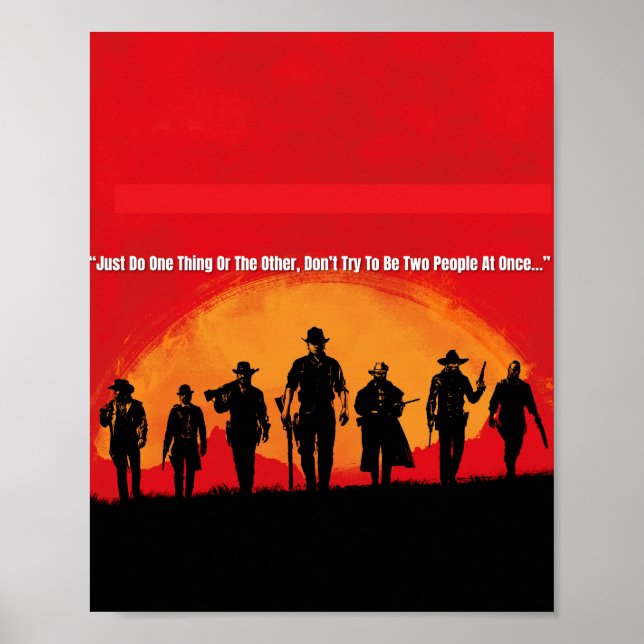 Poster Arthur Morgans Quote (Frente)