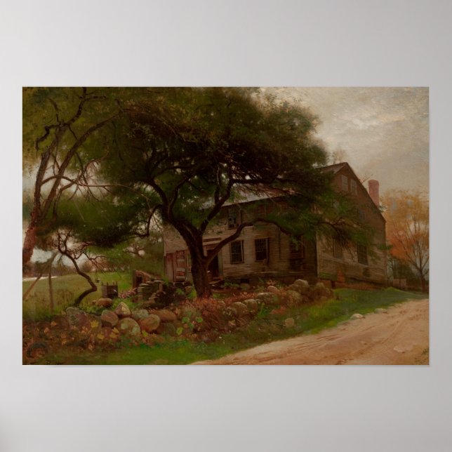 Poster Arthur Parton - Antiga Casa da Fazenda nas Capacid (Frente)