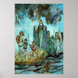 Poster Arthur Rackham - arte de conto de fadas vintage