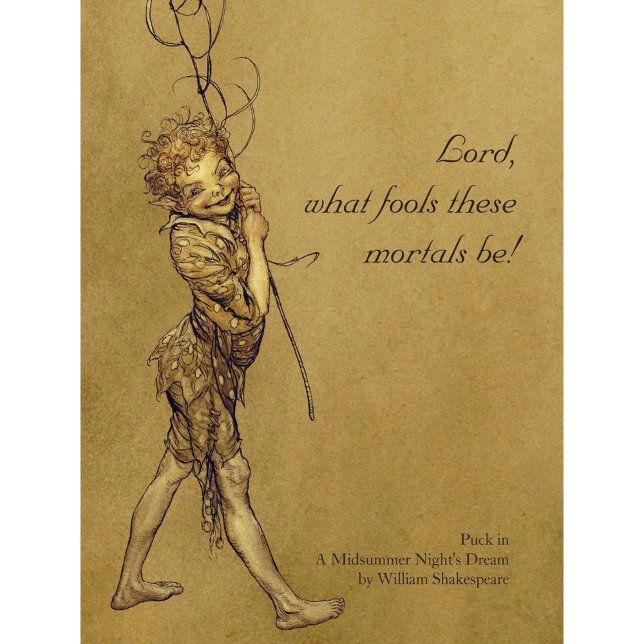 Poster Arthur Rackham Puck Lord que tolera o CC0950 Small (Criador carregado)