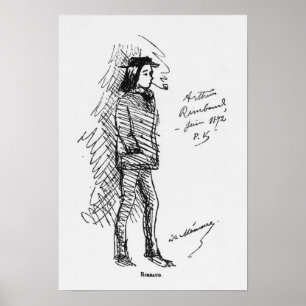 Poster Arthur Rimbaud junho de 1872