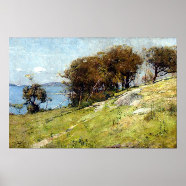 Poster Arthur Streeton Cremorne Pastoral (Frente)