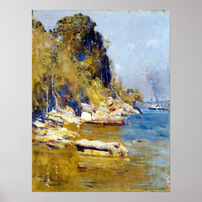 Poster Arthur Streeton Do Meu Campo (Sirius Cove) (Frente)