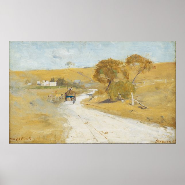Poster Arthur Streeton - Em Templestowe (Frente)