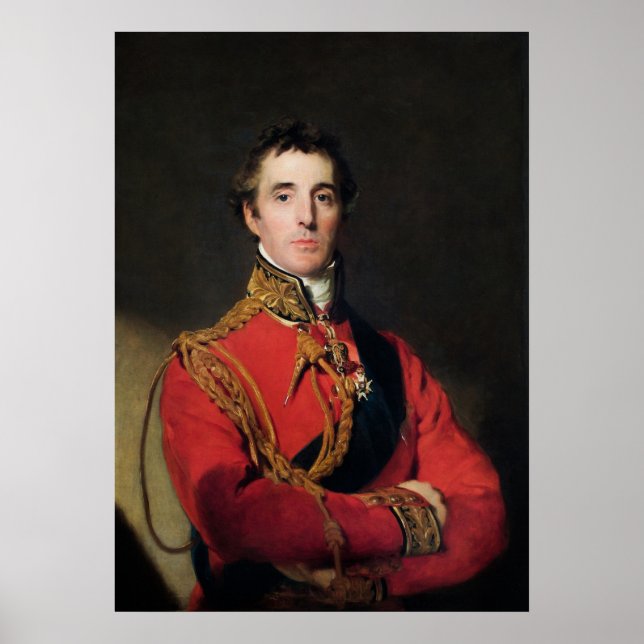Poster Arthur Wellesley por Thomas Lawrence (Frente)