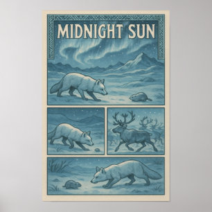 Poster Artic Aurora Tales